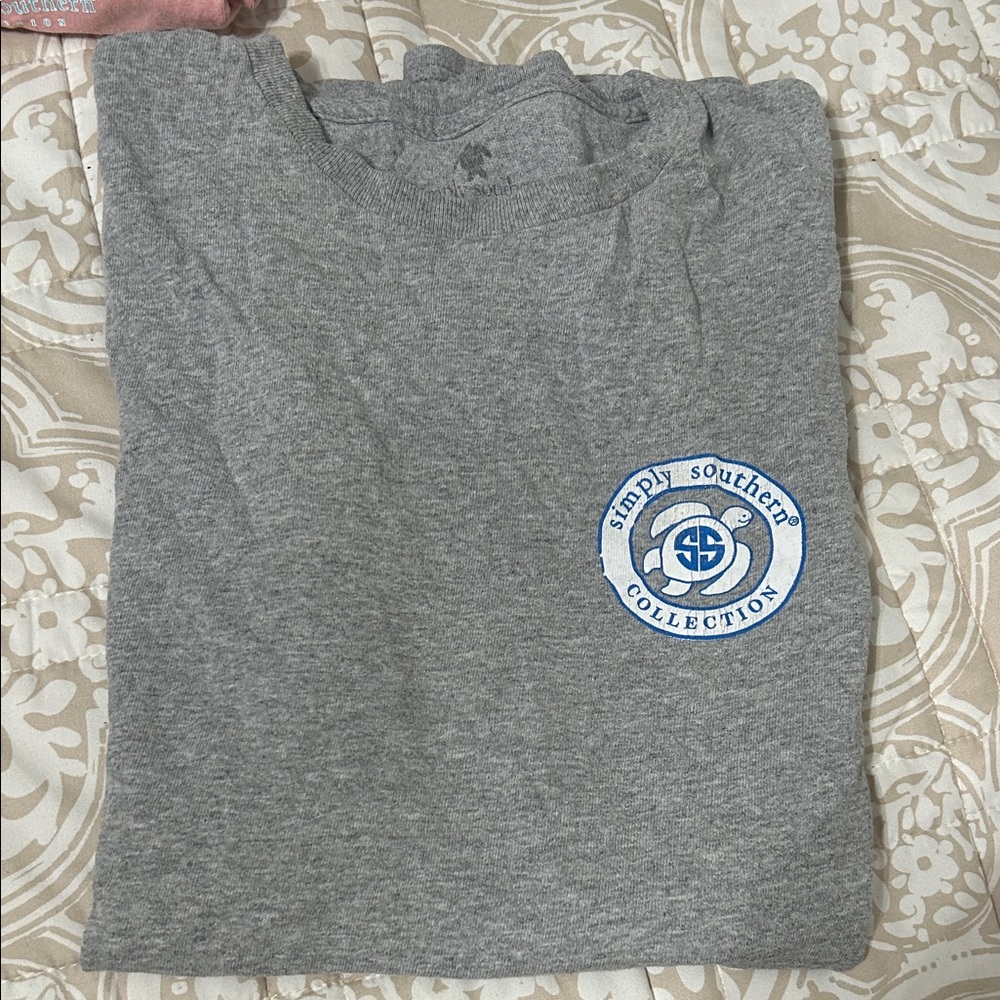 Simply Southern Heather Gray Long Sleeve Tee
